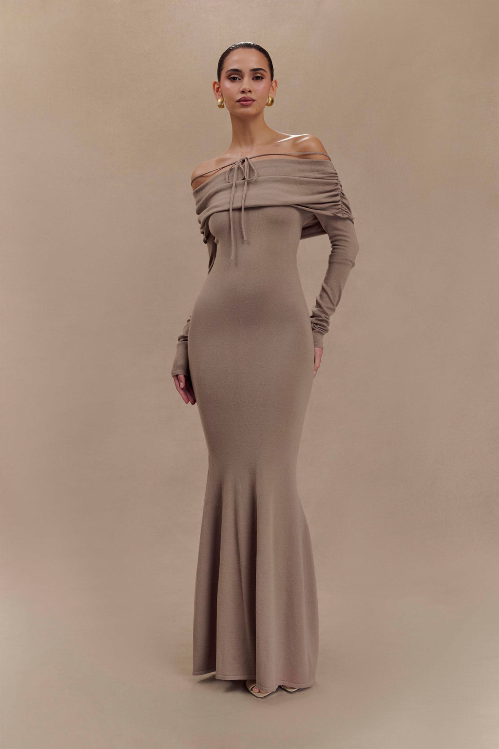 Φόρεμα Μίντι Με Έξω Τους Ώμους Georgiana - Stone Marle