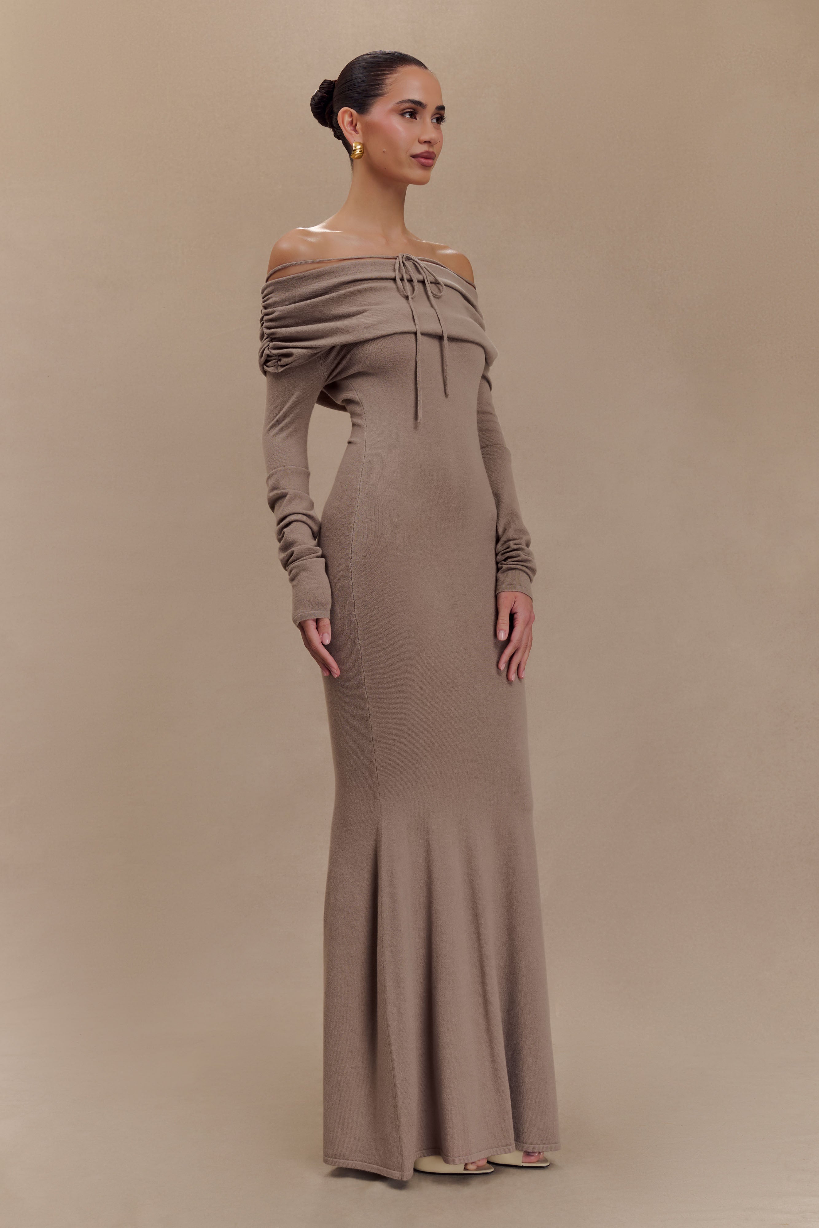 Φόρεμα Μίντι Με Έξω Τους Ώμους Georgiana - Stone Marle