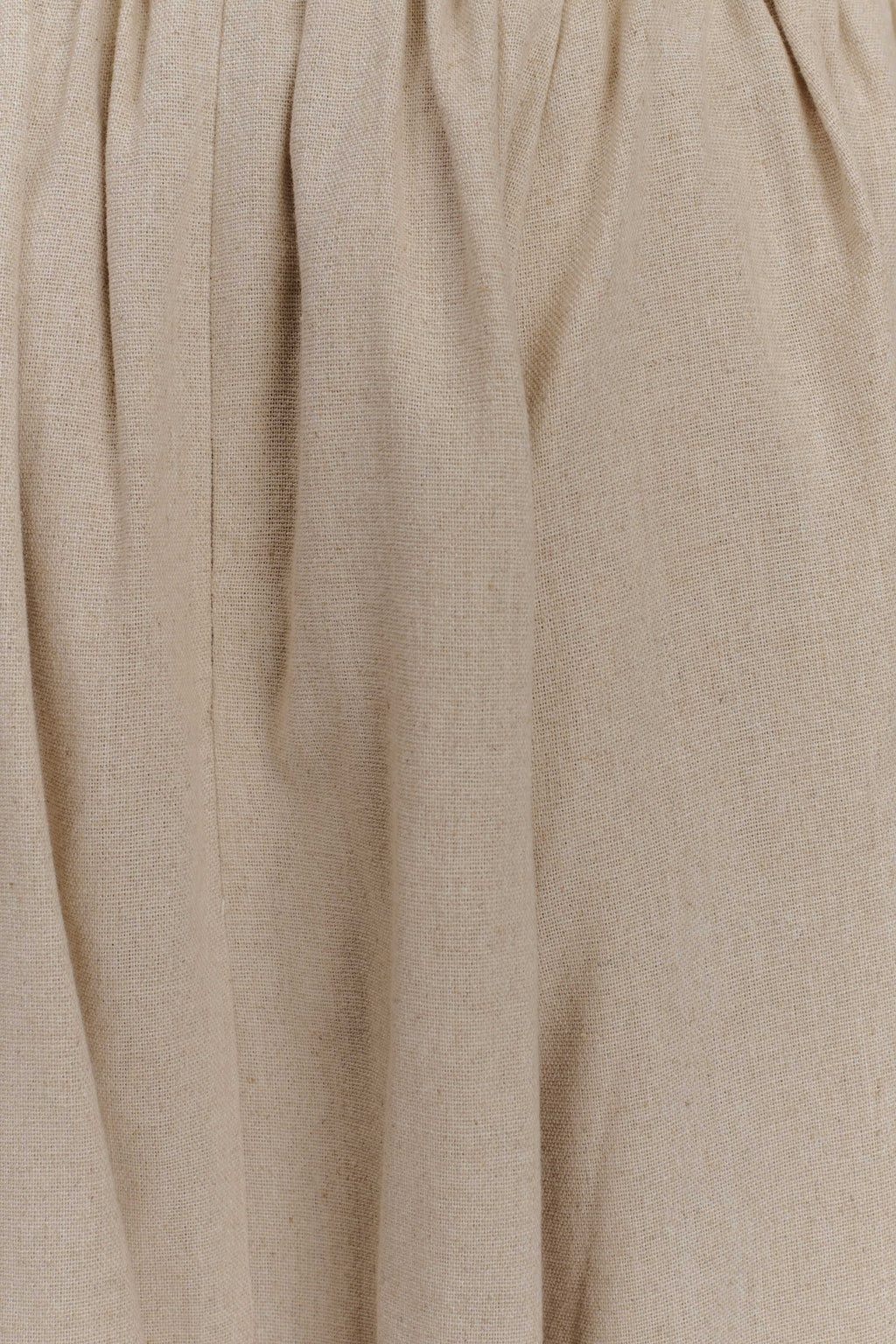 Φούστα Μάξι Σε Γραμμή Α Από Λινό Clarence - Φυσικό