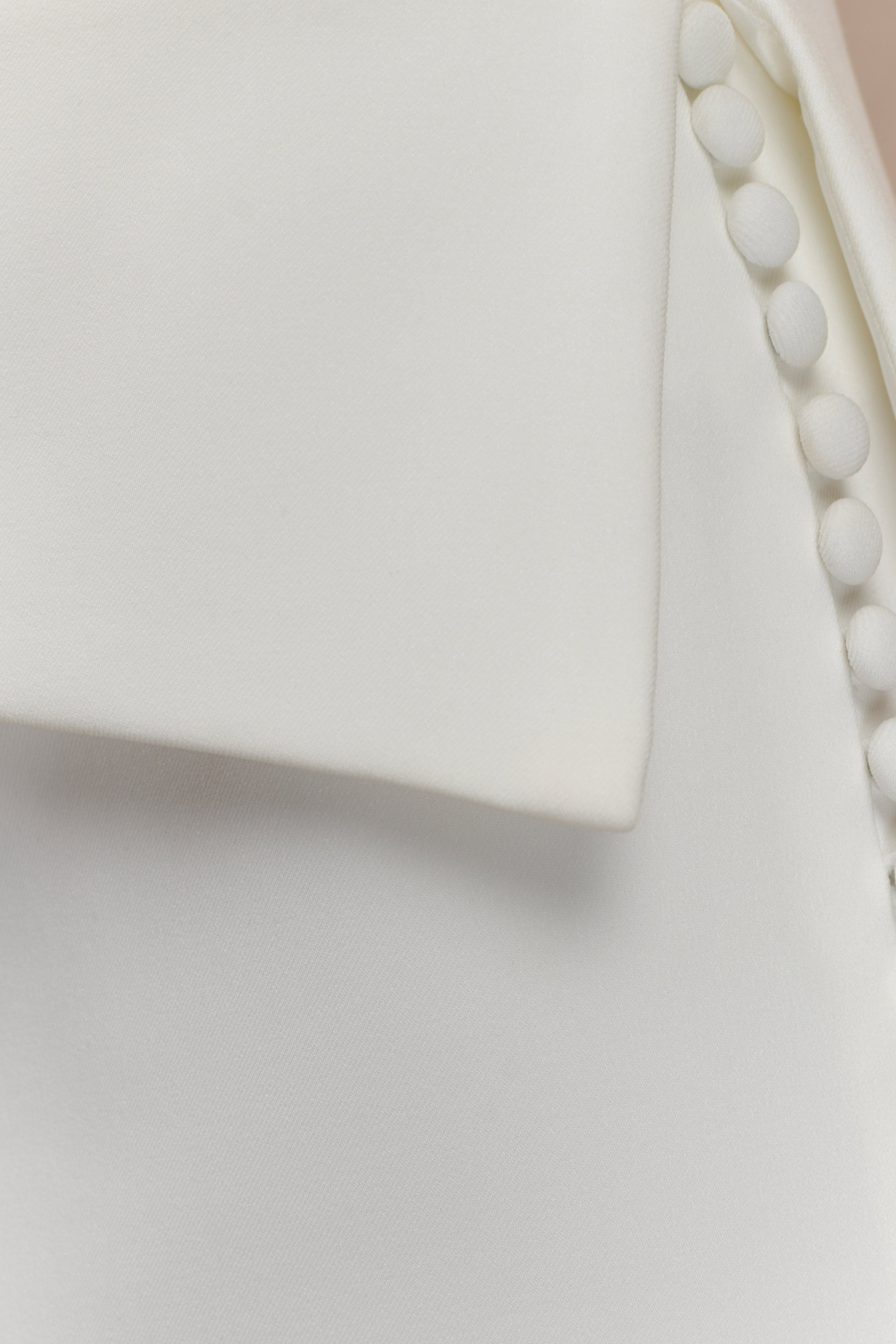 Φούστα Midi Με Κοστούμι Astrid - Λευκό