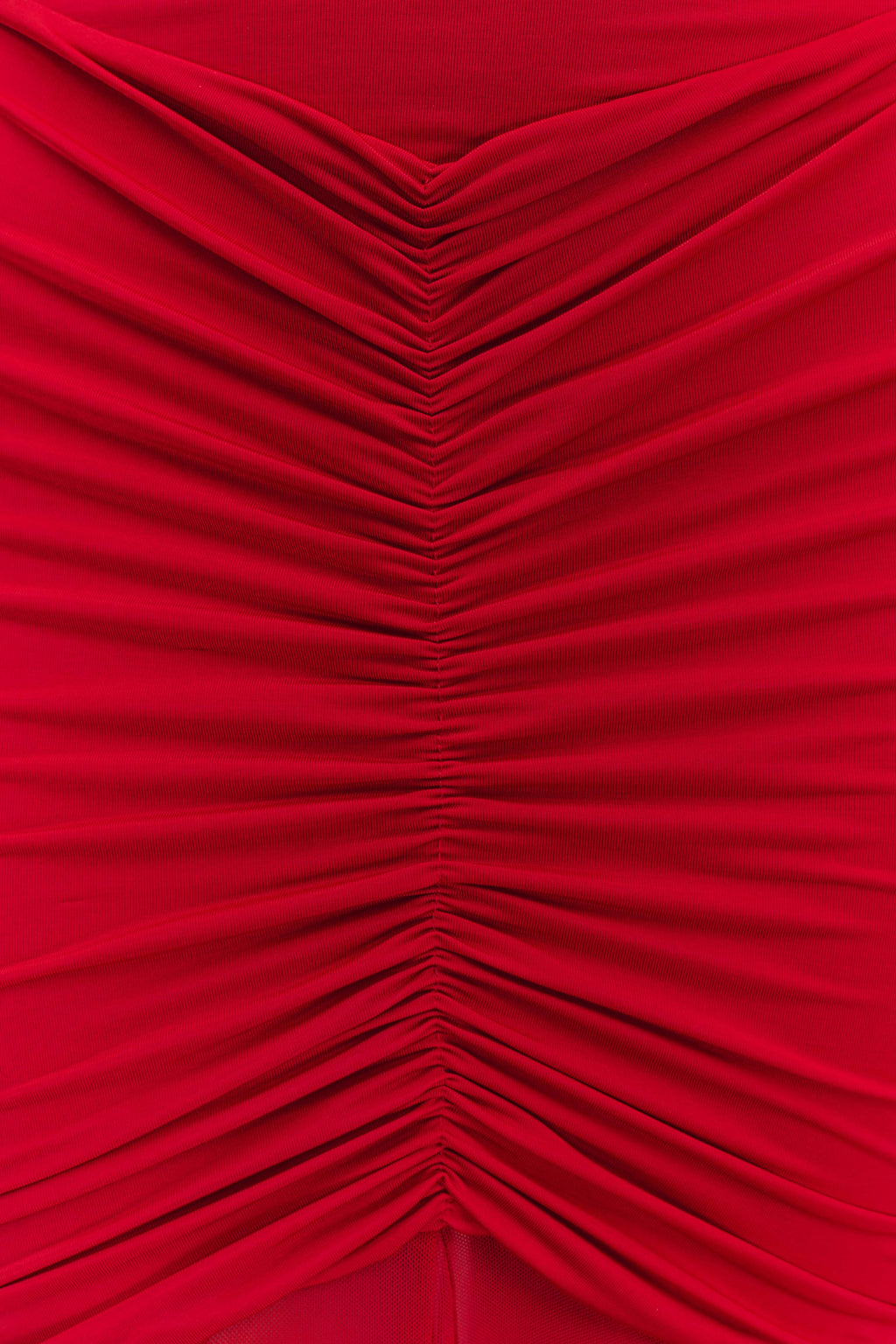 Φόρεμα Με Στενό Και Δίχτυ Hazar, Μακριά, Έξω Ώμους - Yakut