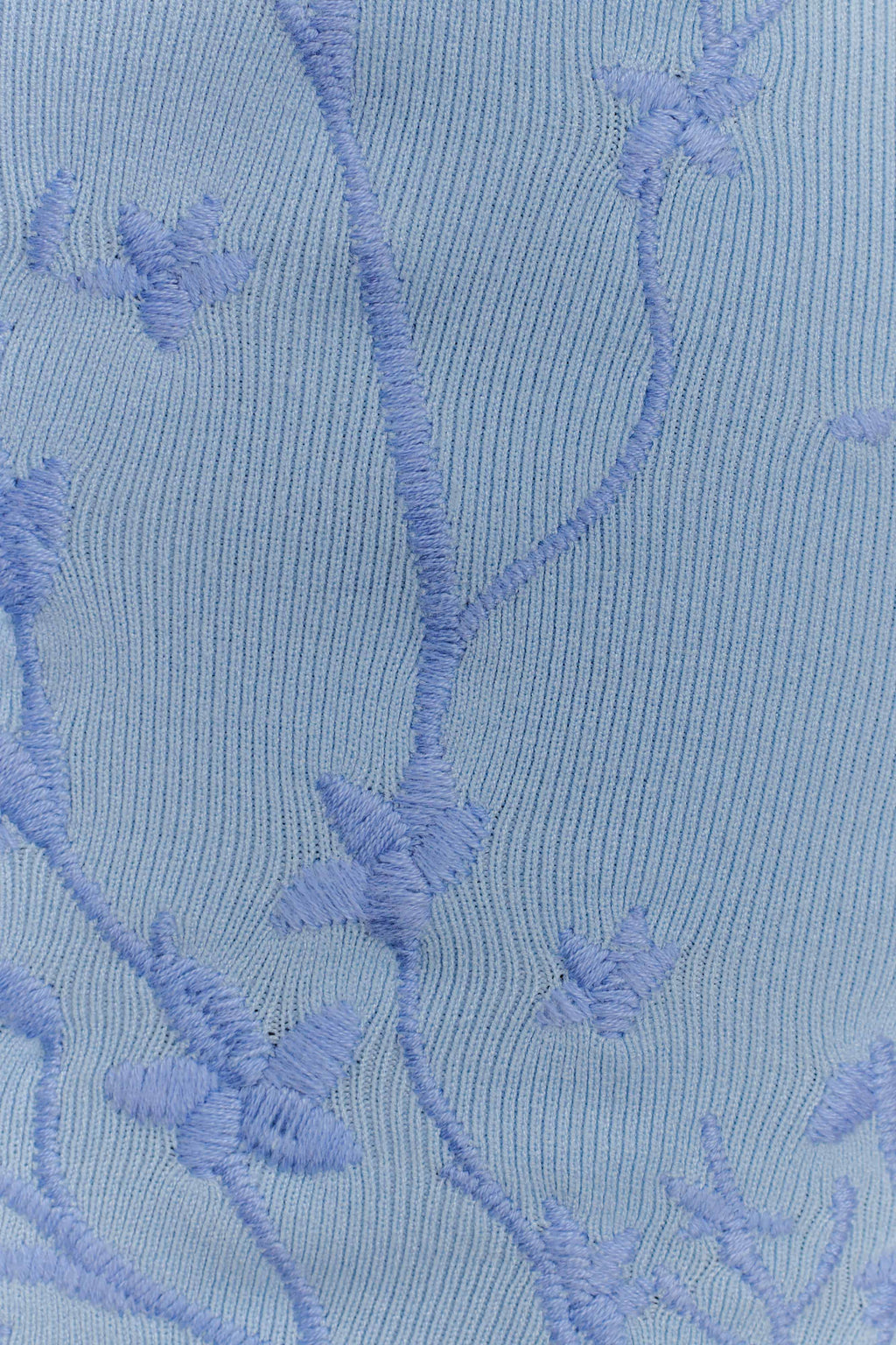 Μίνι Φόρεμα Mallory Με Κέντημα Και Έξωτους Ώμους - Γαλάζιο Του Πάγου