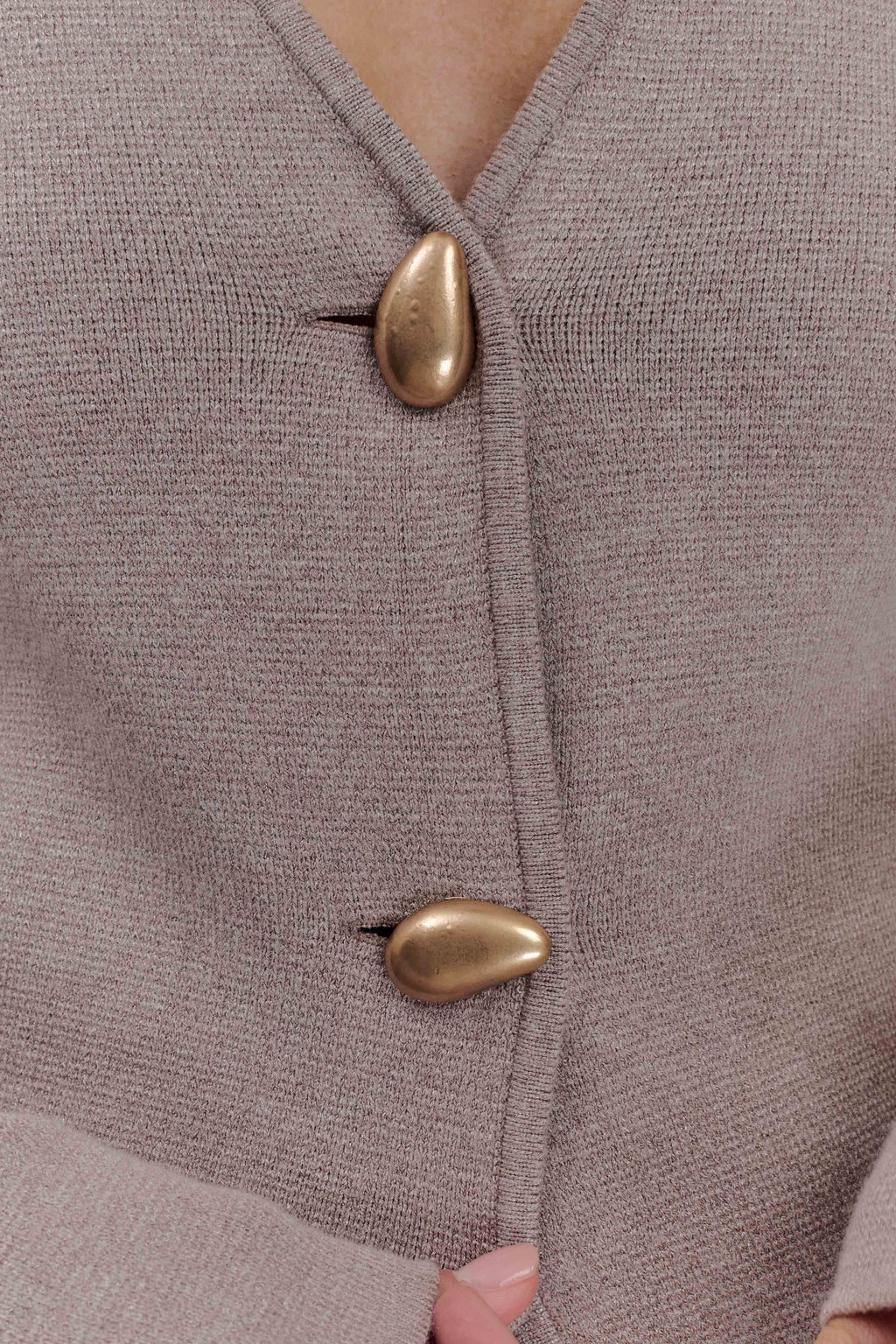 Πλεκτή Ζακέτα Veda Με Φαρδιά Μανίκια - Stone Marle