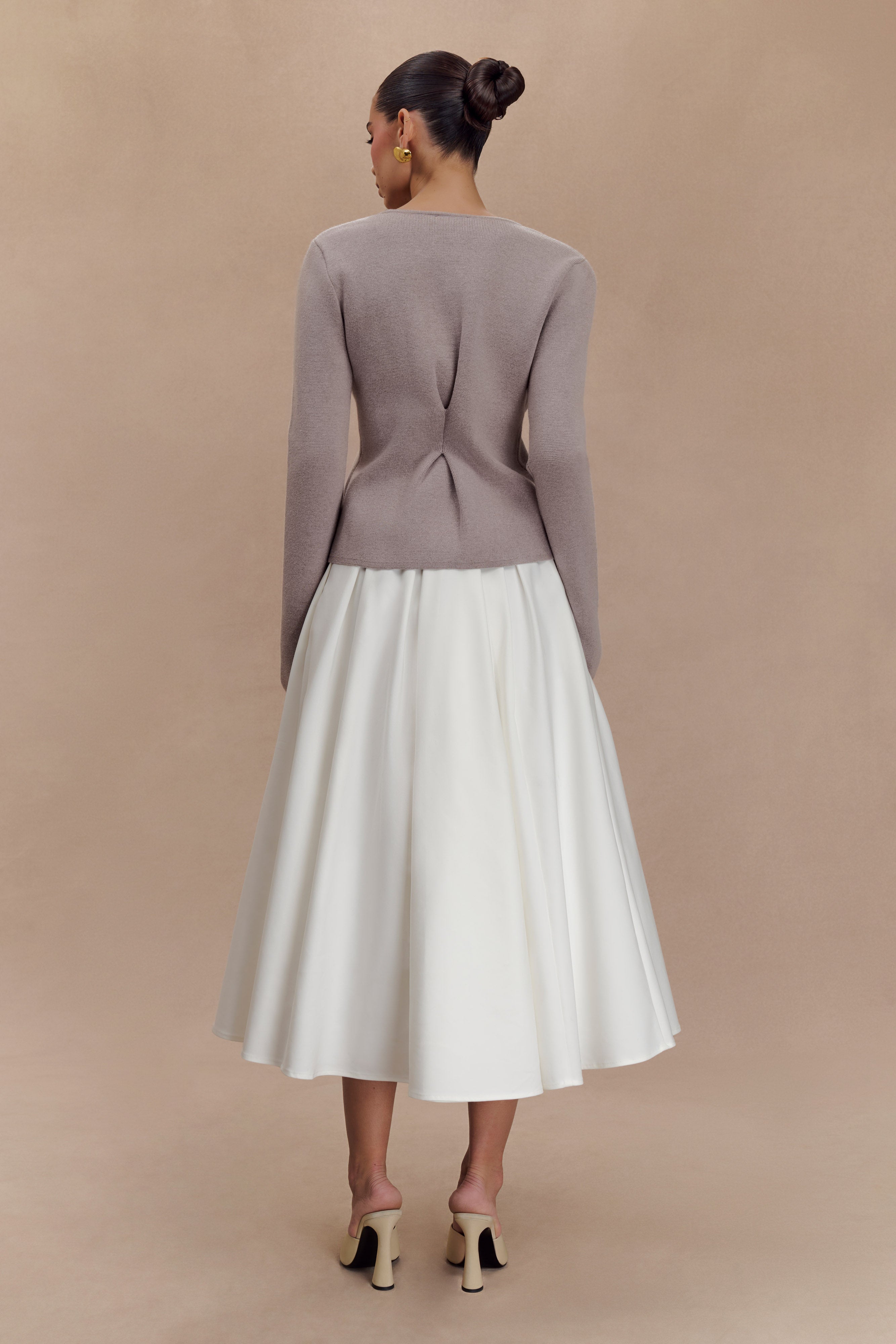 Πλεκτή Ζακέτα Veda Με Φαρδιά Μανίκια - Stone Marle