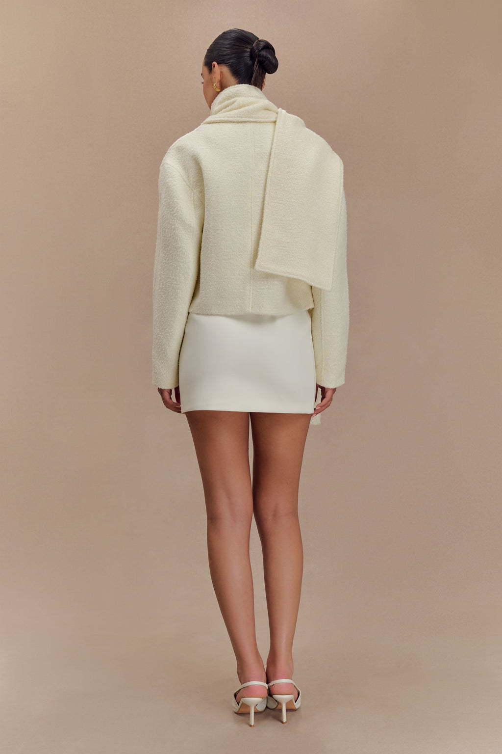 Κασκόλ Και Σακάκι Bree - Ιβουάρ