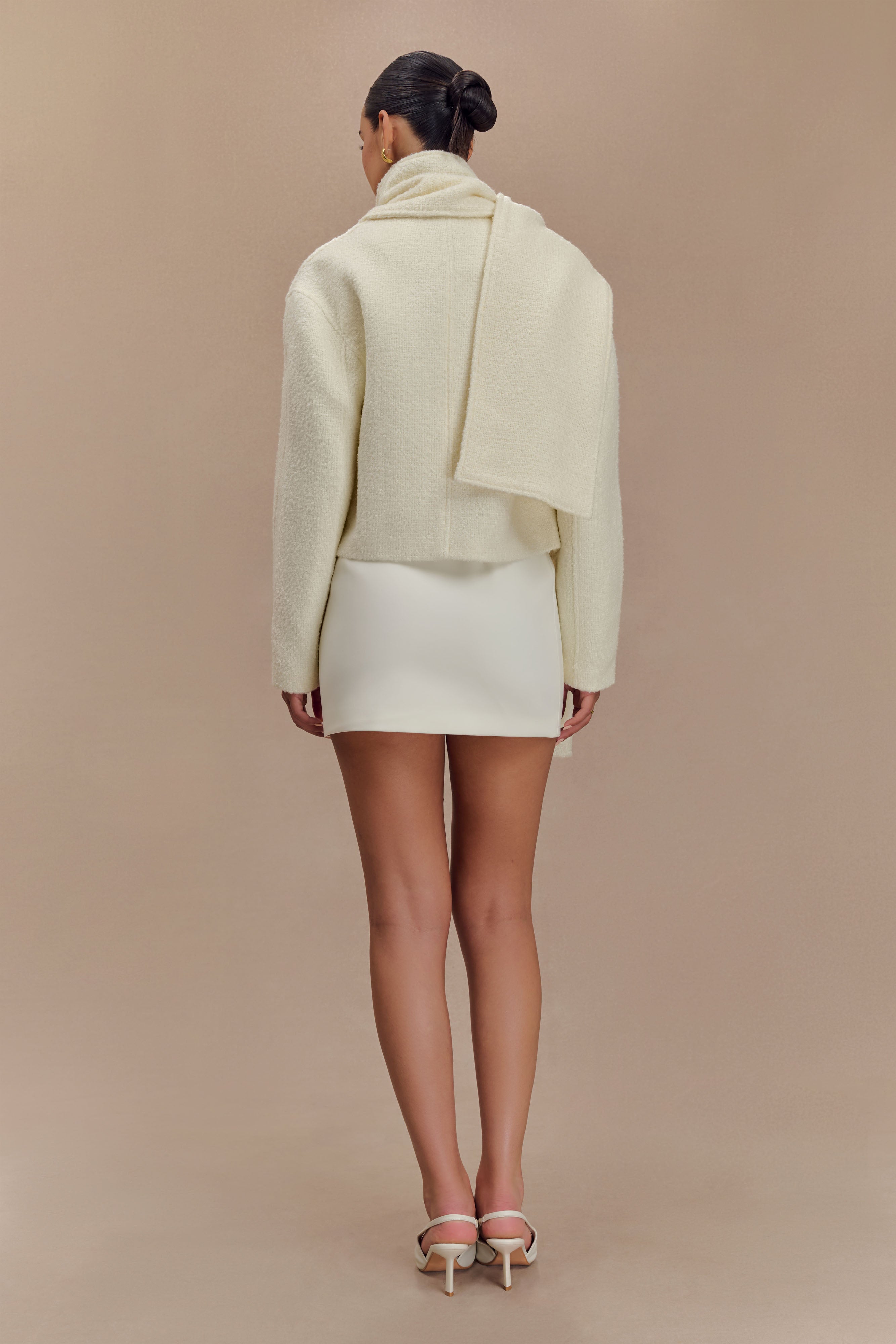 Κασκόλ Και Σακάκι Bree - Ιβουάρ