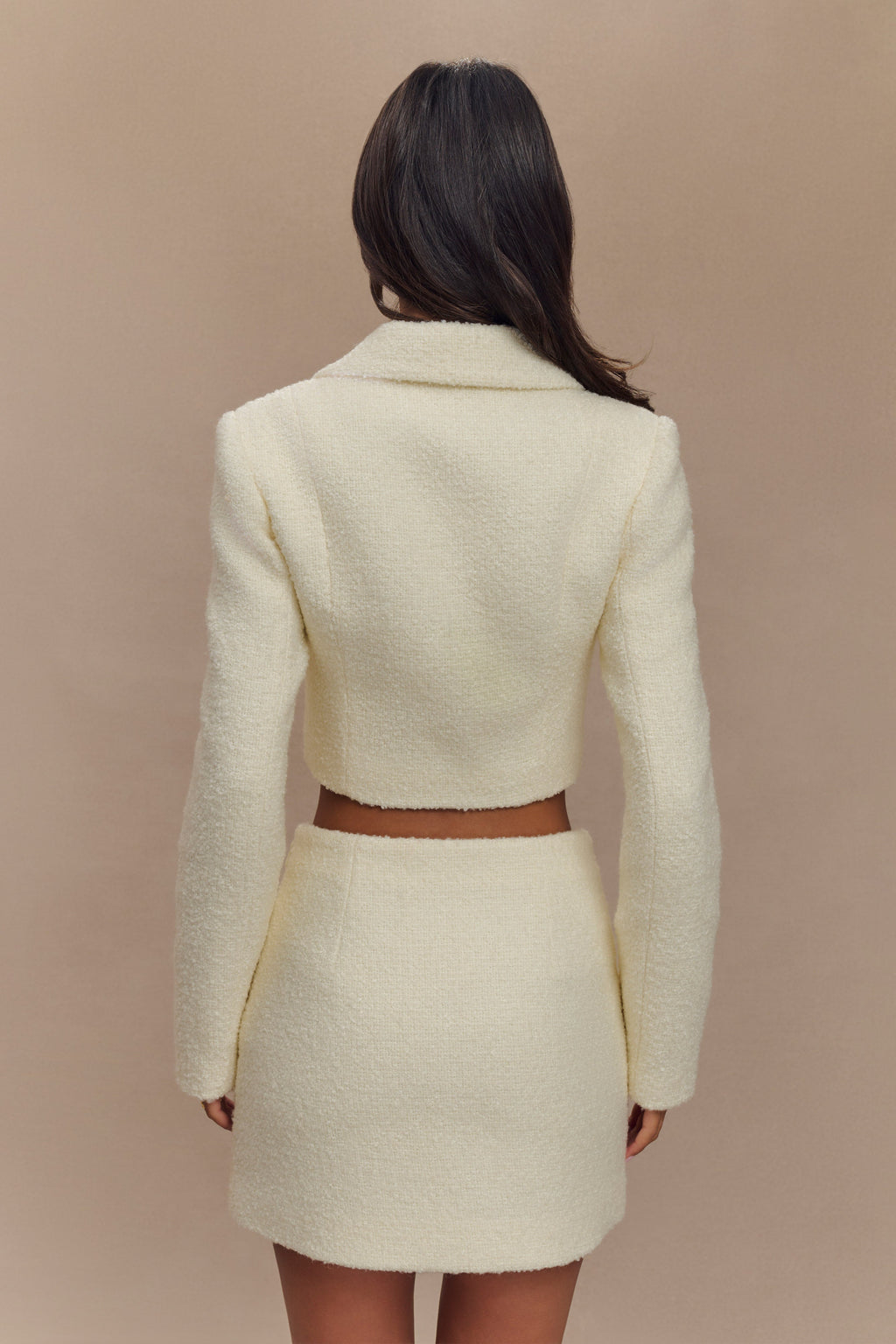 Mirelle Μπλούζα Με Κοντό Μανίκι Και Υφή - Ιβουάρ