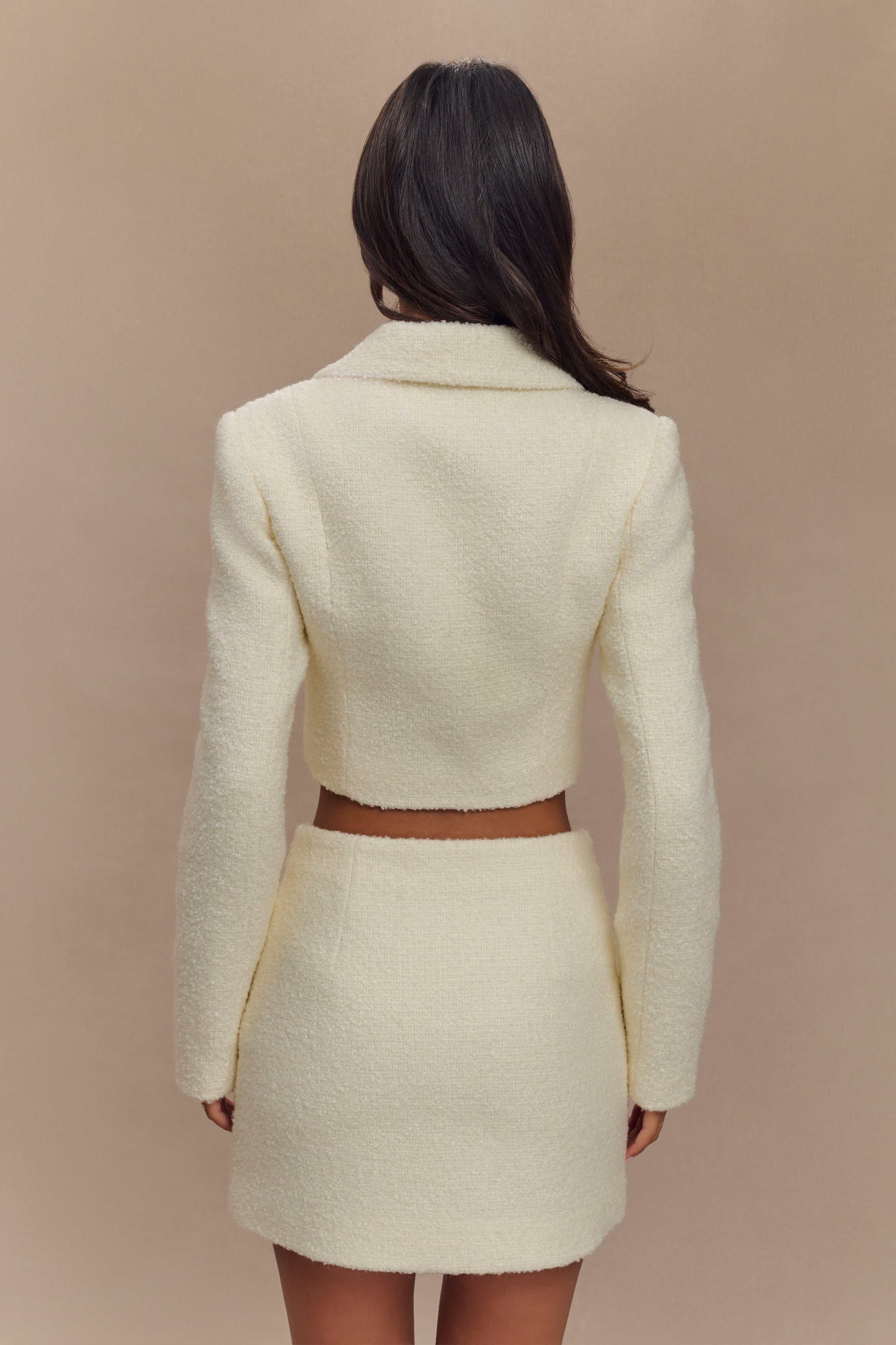 Mirelle Μπλούζα Με Κοντό Μανίκι Και Υφή - Ιβουάρ