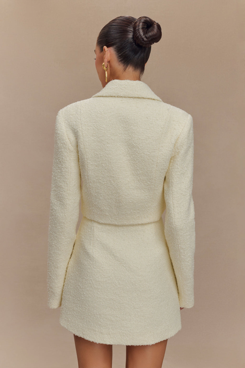 Mirelle Μπλούζα Με Κοντό Μανίκι Και Υφή - Ιβουάρ