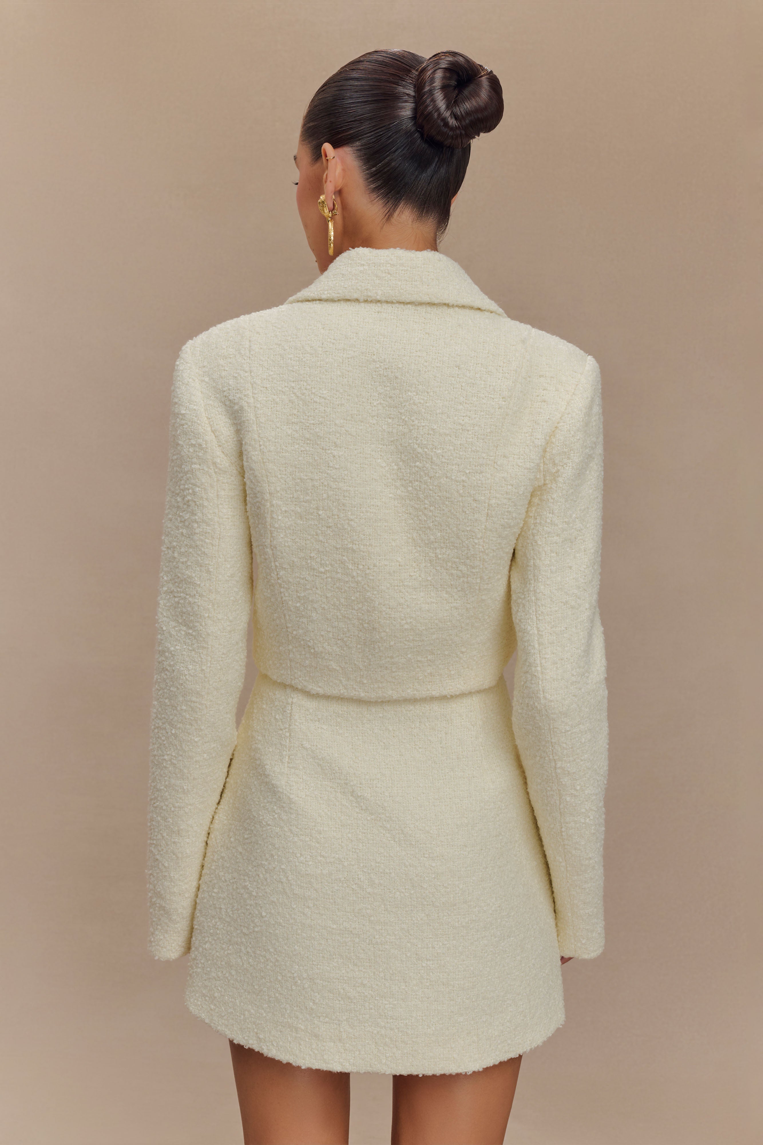 Mirelle Μπλούζα Με Κοντό Μανίκι Και Υφή - Ιβουάρ