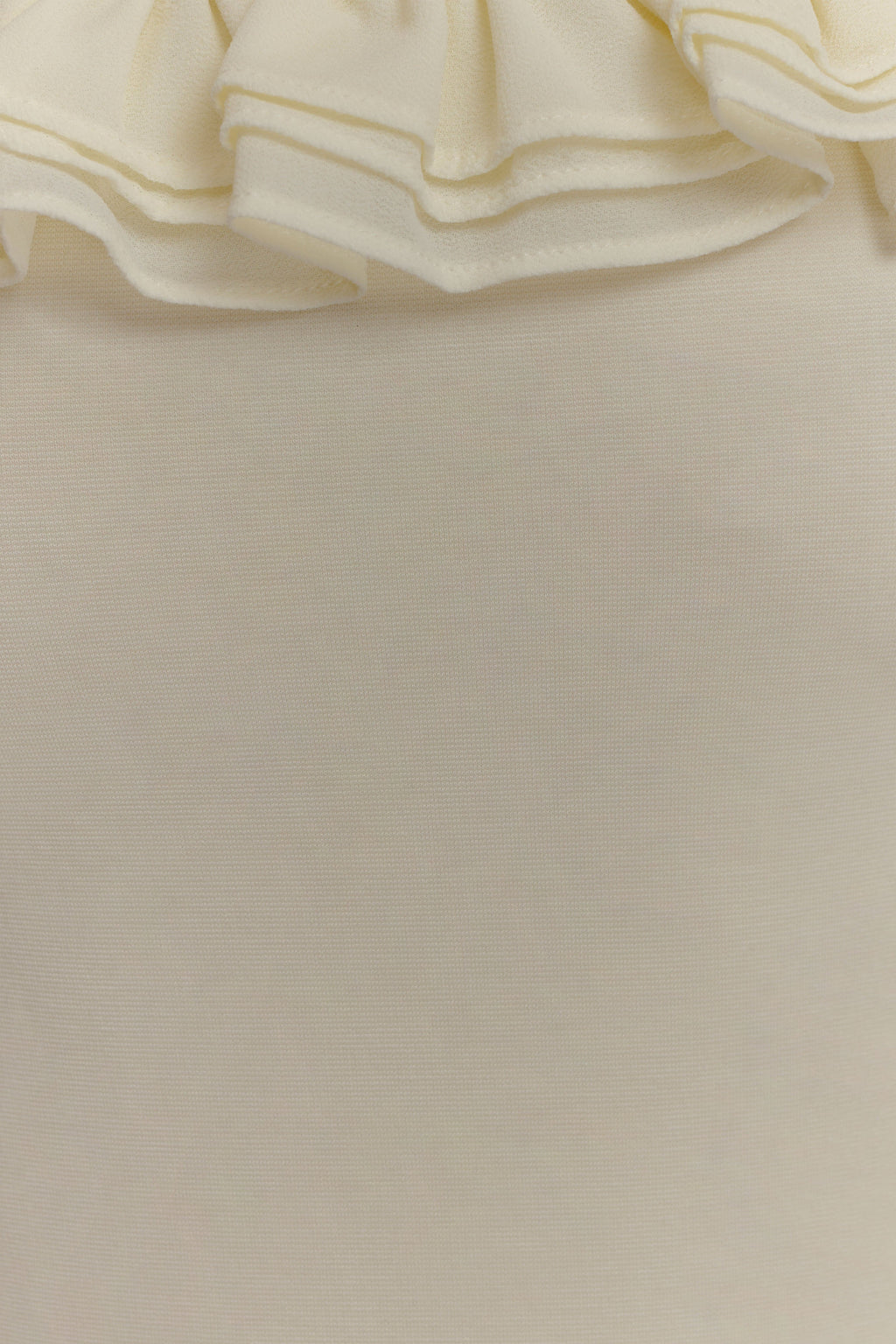 Μακρύ Φόρεμα Nova Με Σούρες Και Έξω Τους Ώμους - Ιβουάρ