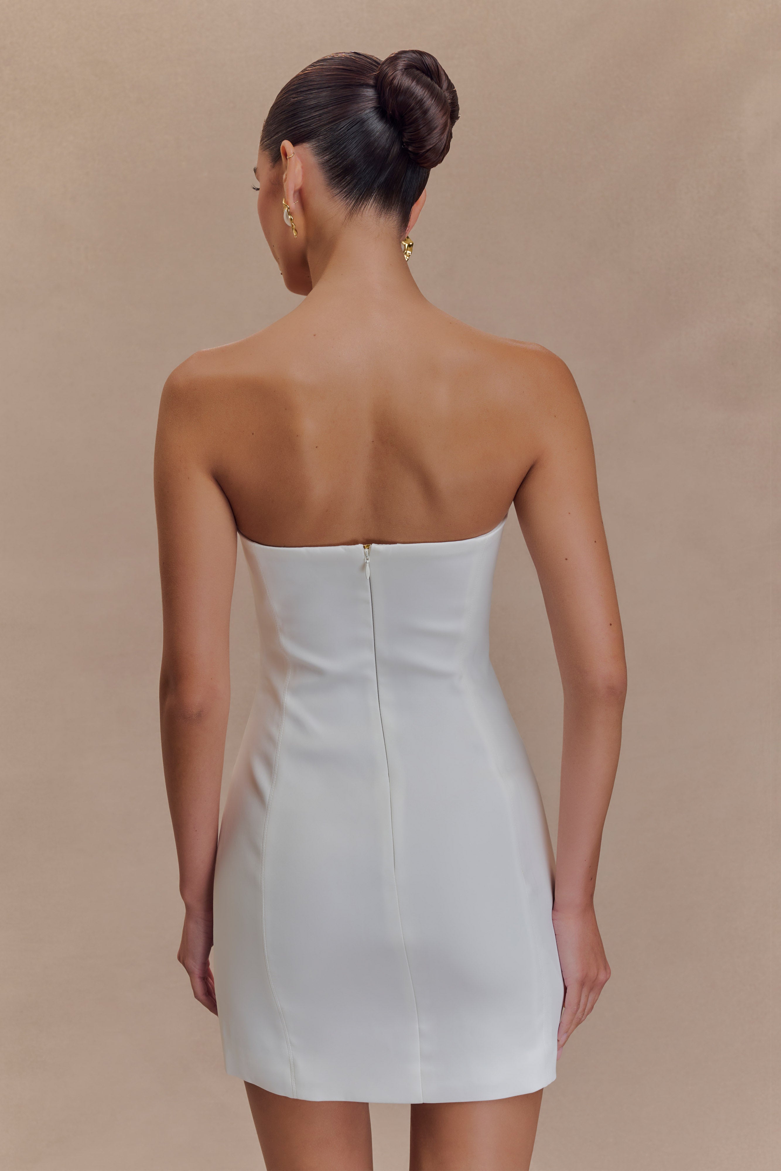 Μίνι Φόρεμα Maci Crepe - Λευκό