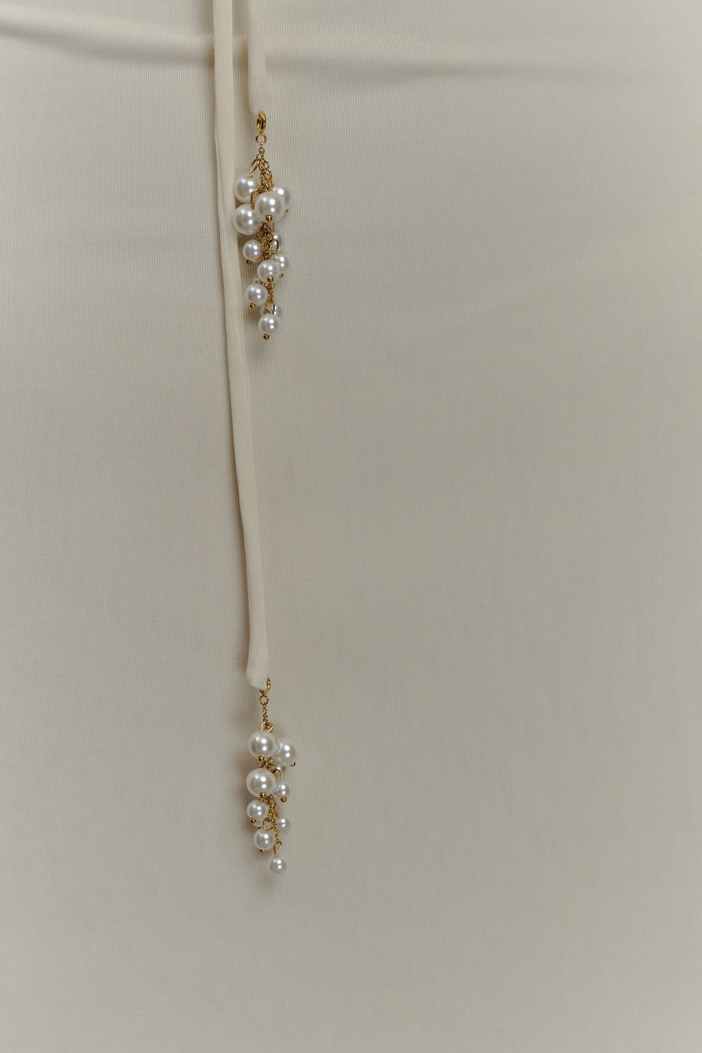 Φόρεμα Μάξι Beryl Pearl Slinky - Ιβουάρ