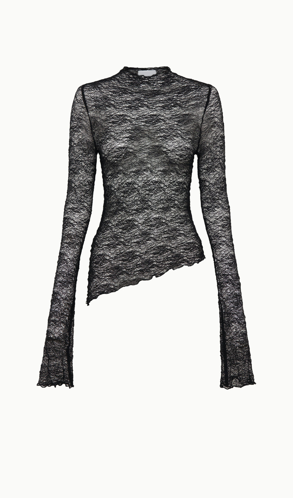 Σετ Φούστας Και Τοπ Με Διαφανή Δαντέλα