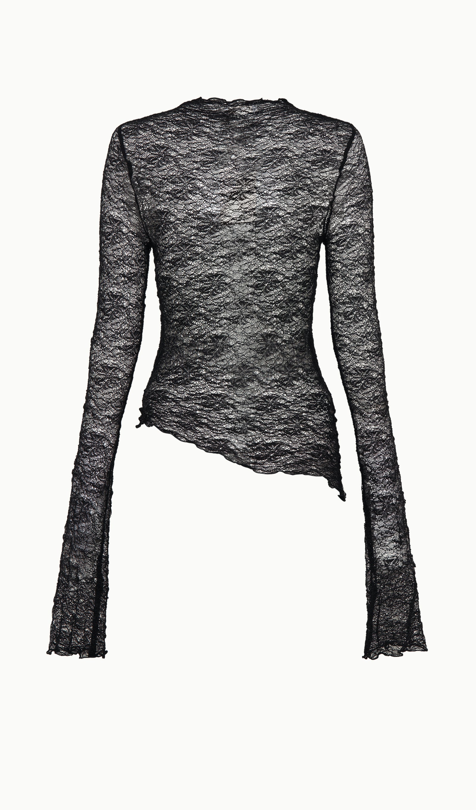 Σετ Φούστας Και Τοπ Με Διαφανή Δαντέλα