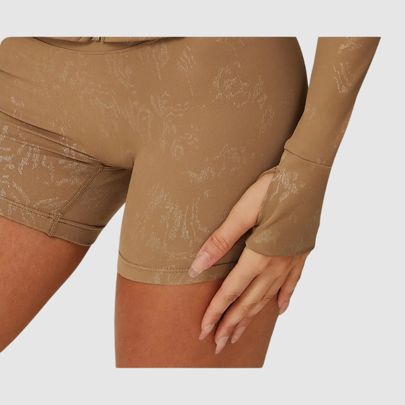 Αθλητικό Ζακετάκι Με Ψηλό Γιακά Και Ανάγλυφο Φερμουάρ