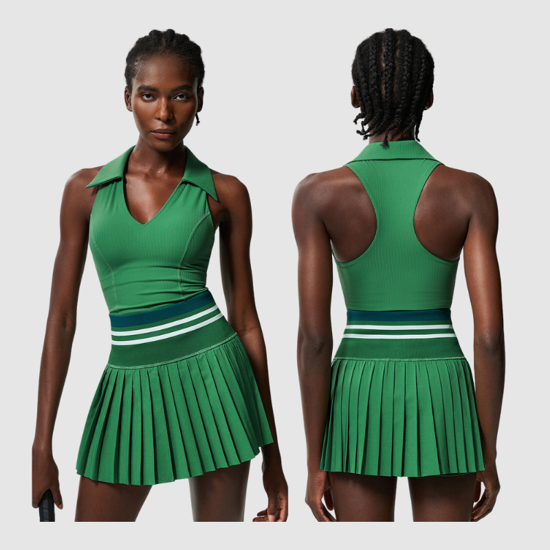 Σετ Αθλητικού Τένις Με Πλισέ Φούστα