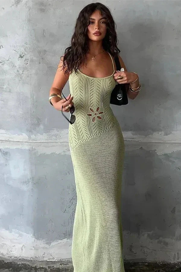 Φόρεμα Zarina Με Net Και Λουλούδι