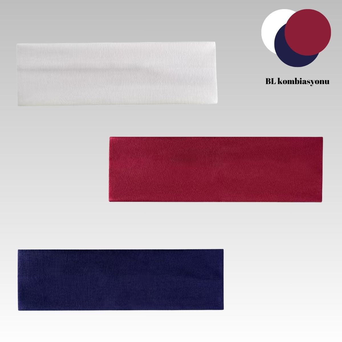 Αντιολισθητική Μπαντάνα Μαλλιών 3 Τεμαχίων