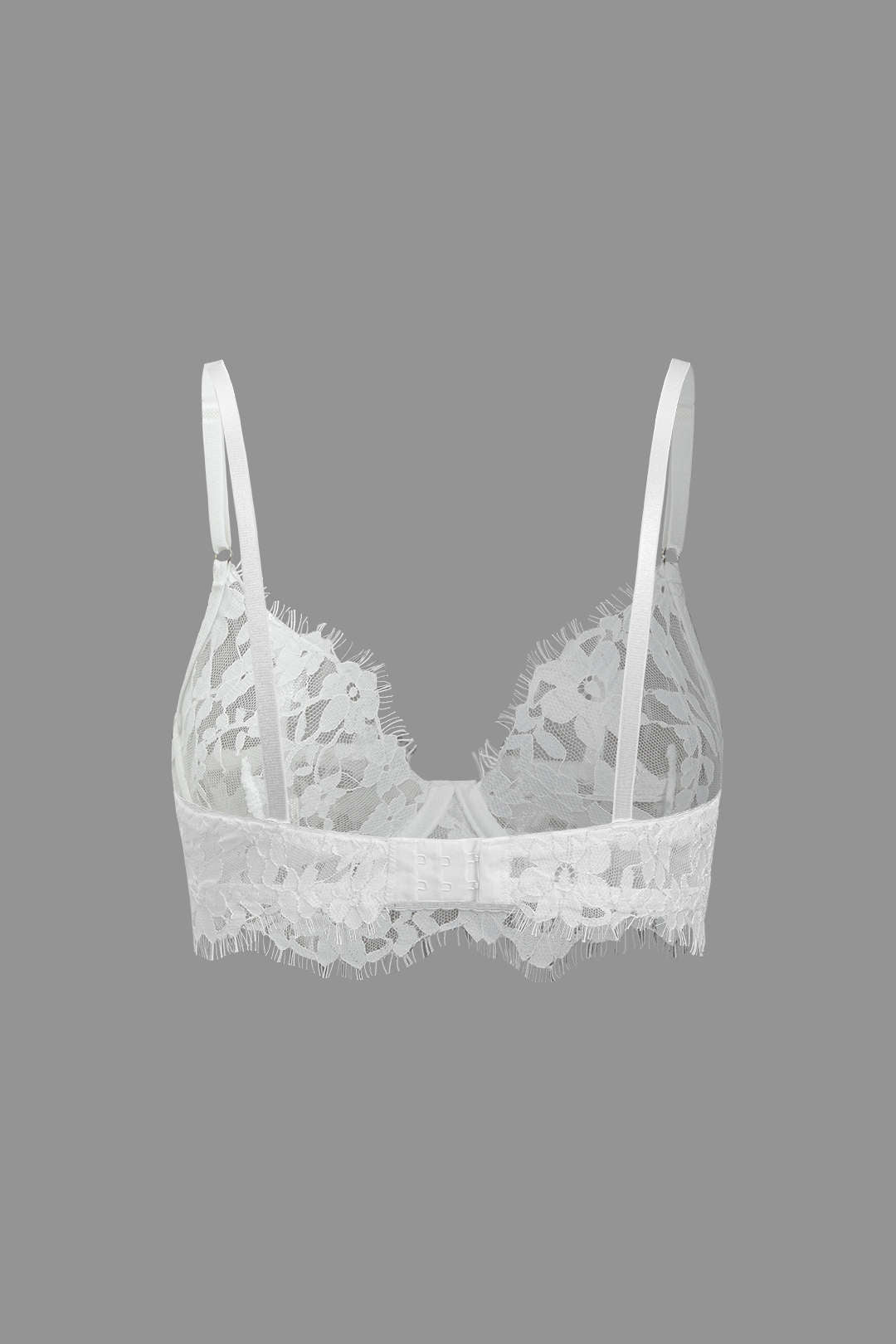 Σετ Ζαρτιέρες Με Δαντέλα Και Διάφανη Σόλα