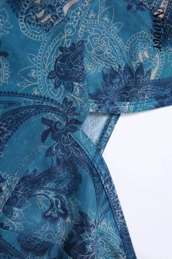 Ημιδιαφανές Μπλούζα Από Κισσό