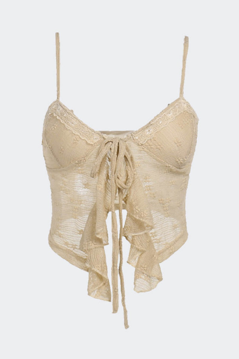 Σέξι Φανελάκι Με Δαντέλα Και Στάμπα