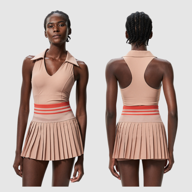 Σετ Αθλητικού Τένις Με Πλισέ Φούστα