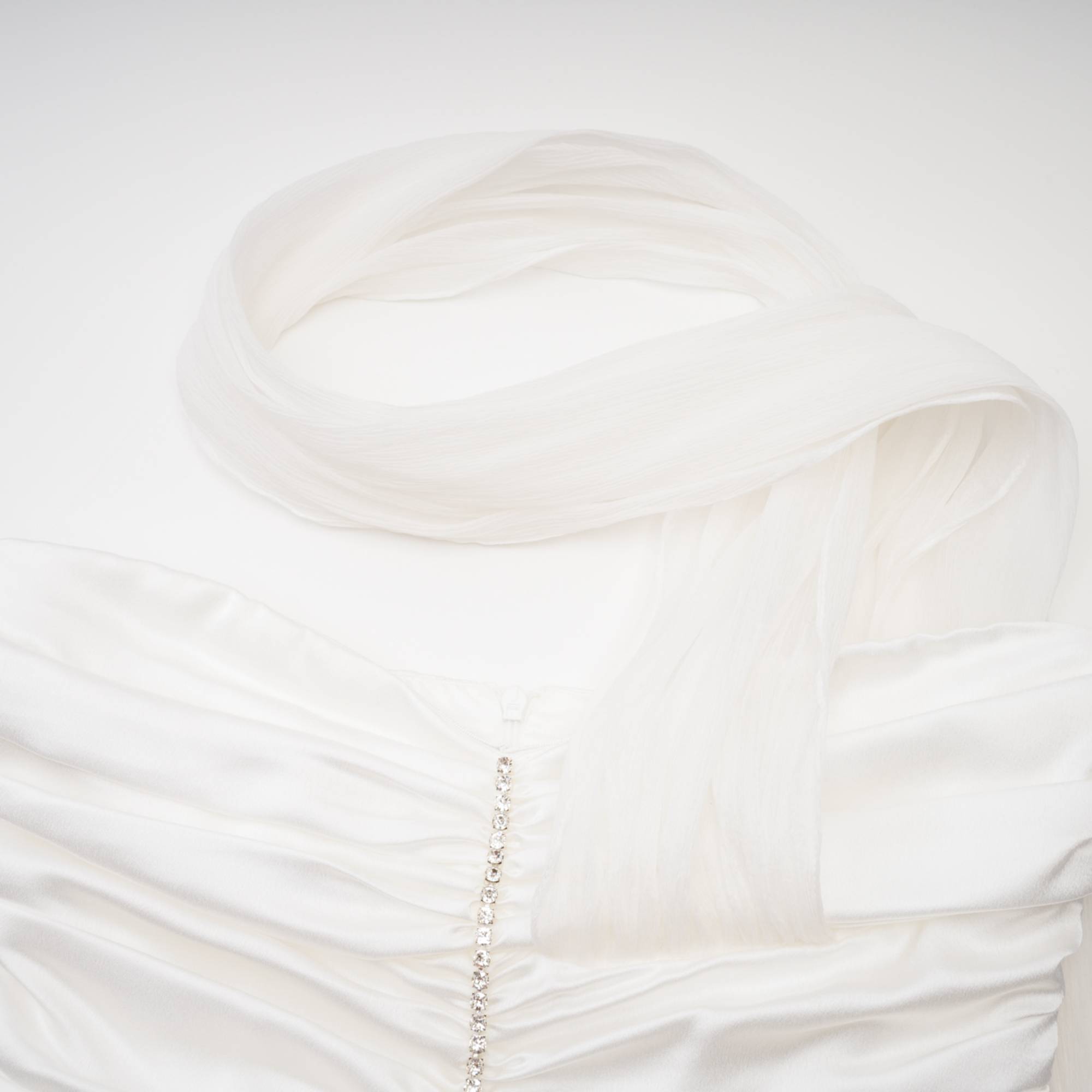 Μίνι Φόρεμα Sigrid Με Λευκή Δαντέλα