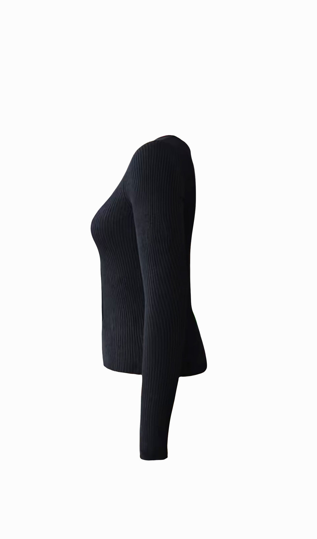 Πλεκτή Ζακέτα Με Φερμουάρ Και Ριμπ Ύφανση