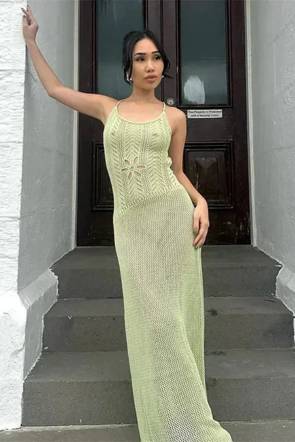 Φόρεμα Zarina Με Net Και Λουλούδι