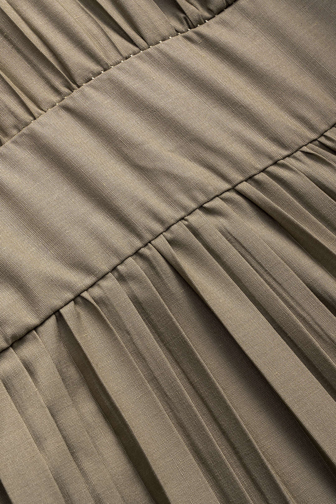 Πλισέ Μπουφάν Με Κορδόνια Και Βολάν