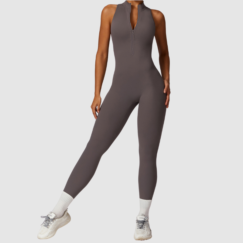 Αμάνικο Κορμάκι Με Ψηλό Ντεκολτέ