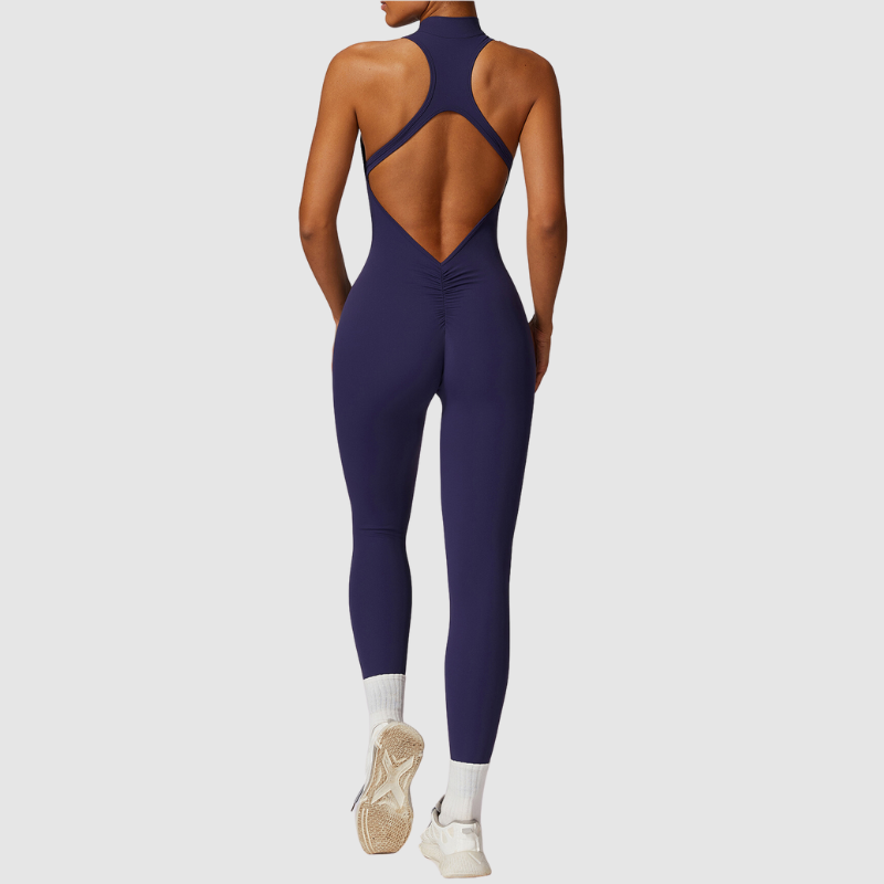 Αμάνικο Κορμάκι Με Ψηλό Ντεκολτέ