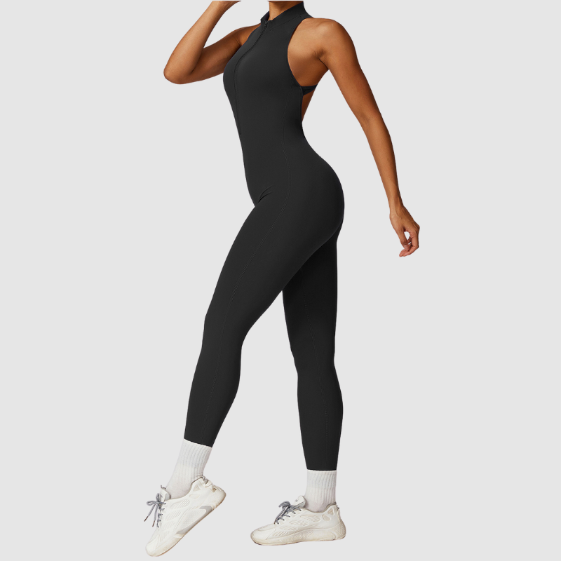 Αμάνικο Κορμάκι Με Ψηλό Ντεκολτέ