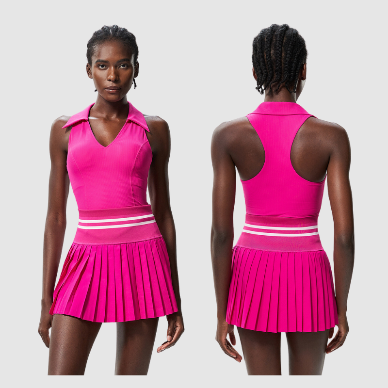 Σετ Αθλητικού Τένις Με Πλισέ Φούστα