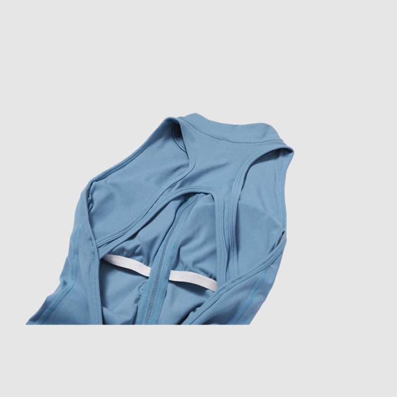 Αμάνικο Κορμάκι Με Ψηλό Ντεκολτέ