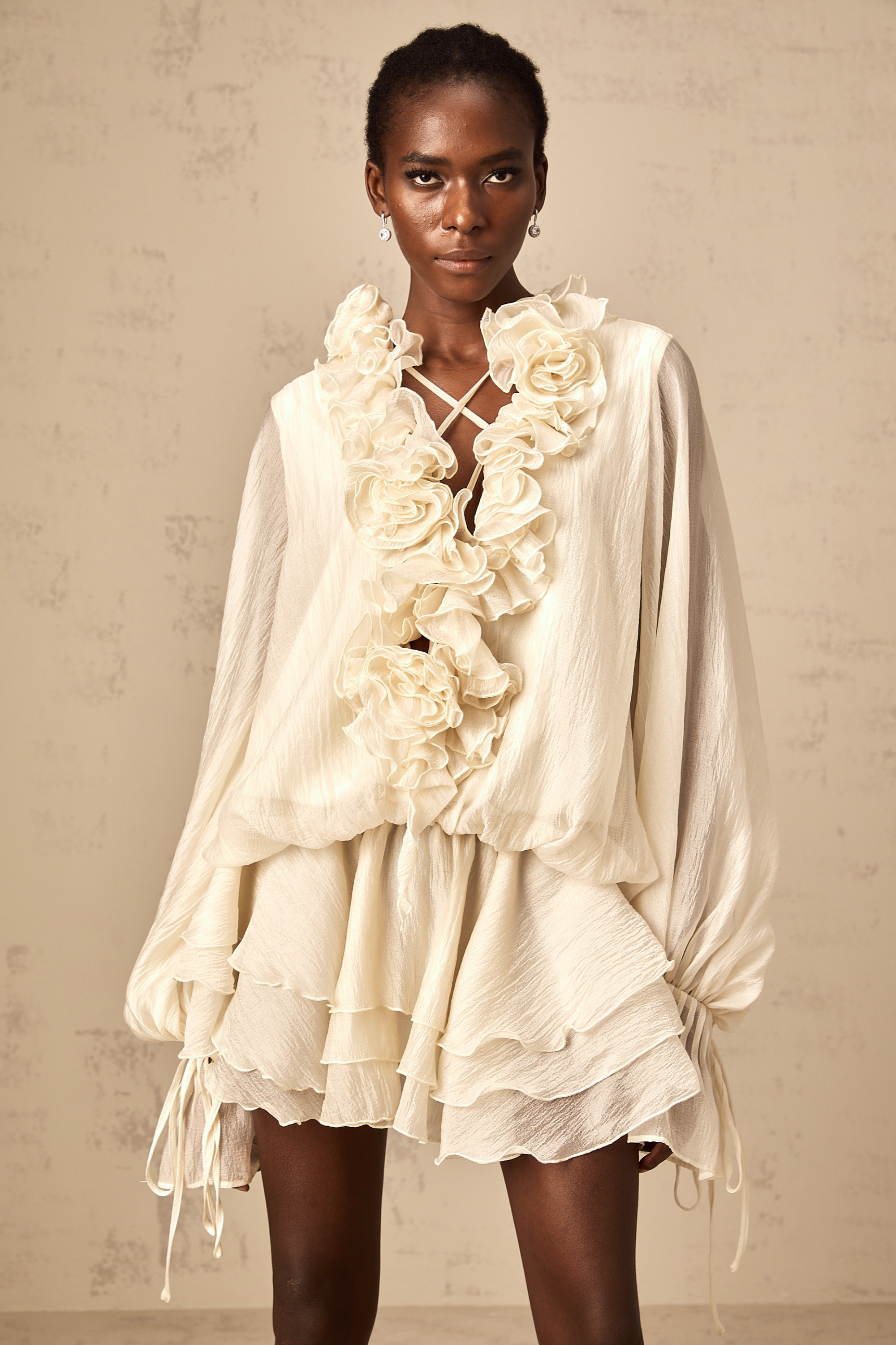 Μίνι Φόρεμα Με Φλοράλ Απλικέ Zéphyrine