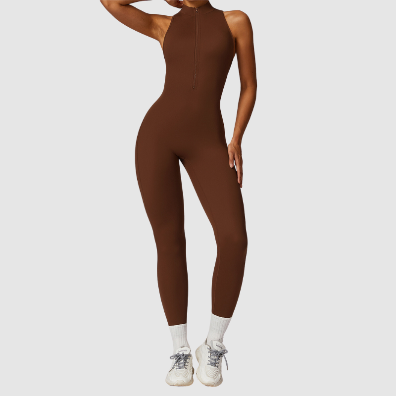 Αμάνικο Κορμάκι Με Ψηλό Ντεκολτέ