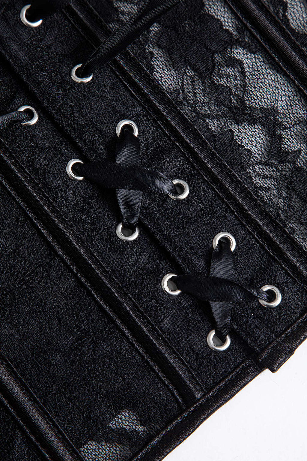 Δαντελένιο Μπουστάκι Με Κορσέ Και Δαντέλα