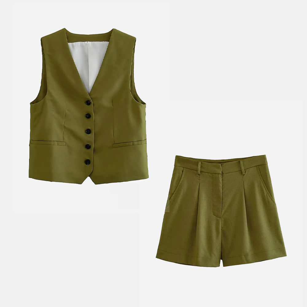 Σετ Γιλέκου Και Σορτς Scan