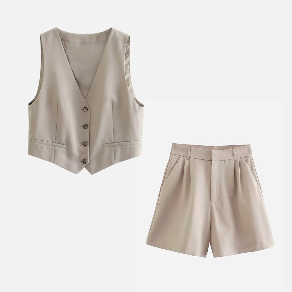 Σετ Γιλέκου Και Σορτς Scan