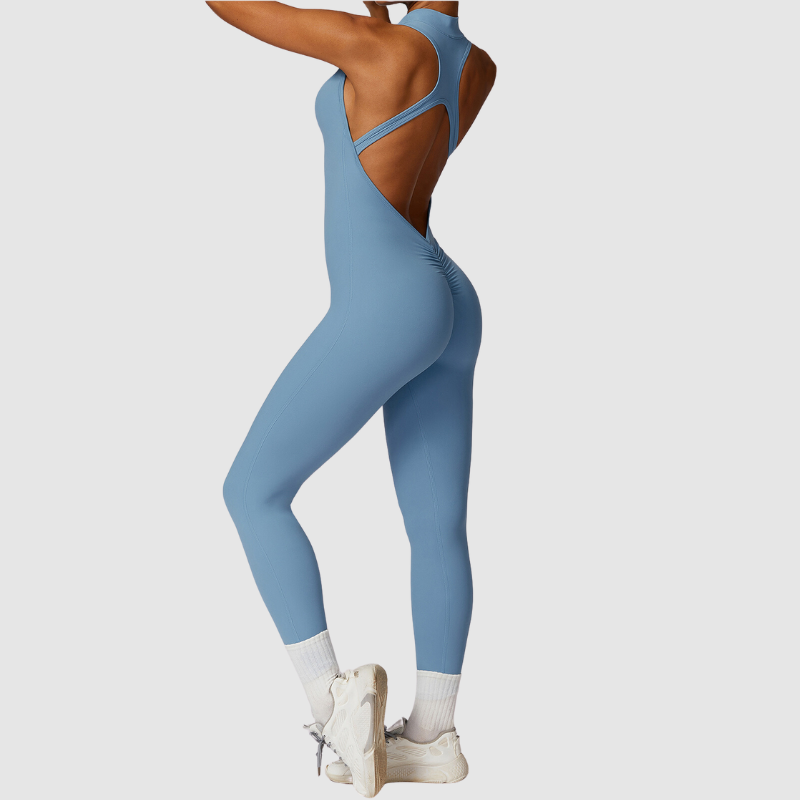 Αμάνικο Κορμάκι Με Ψηλό Ντεκολτέ