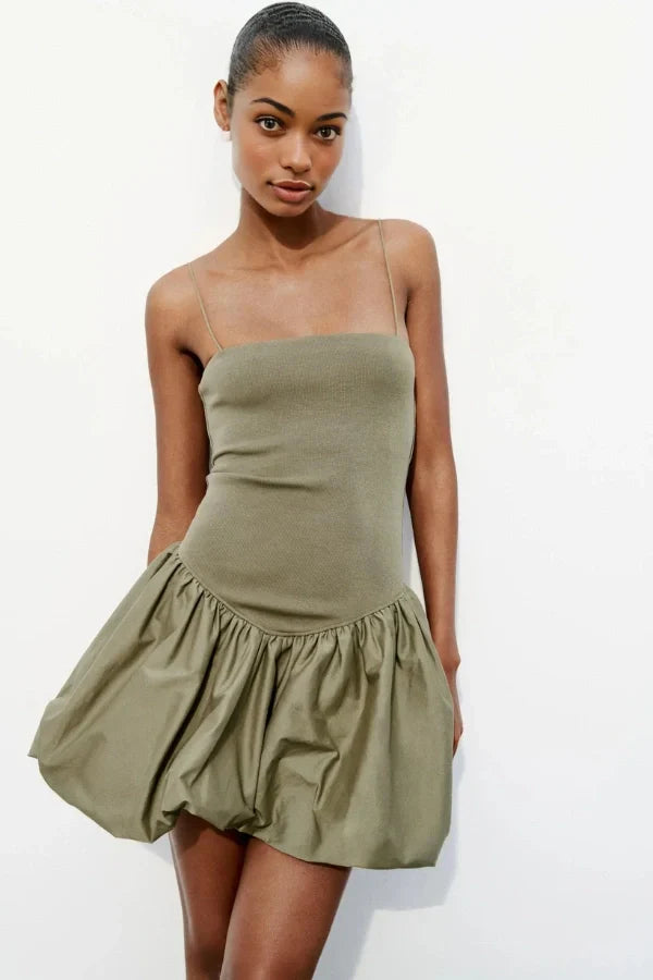 Μίνι Φόρεμα Με Ανοιχτόχρωμη Φούστα Aubrey Με Μπαλονάκι