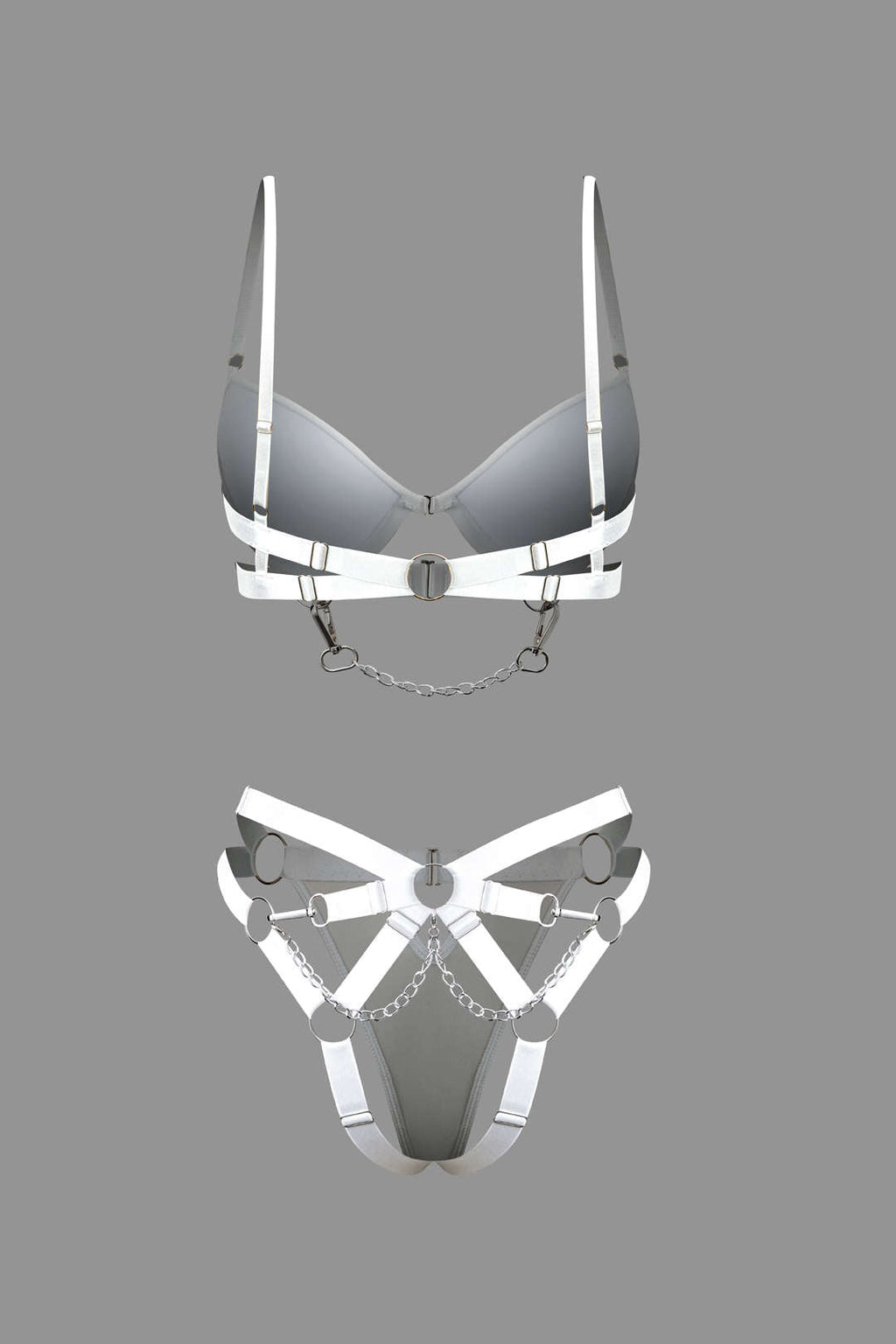 Σετ Καλτσοδέτας Με Αλυσίδα Και Λεπτομέρειες Κοψίματος