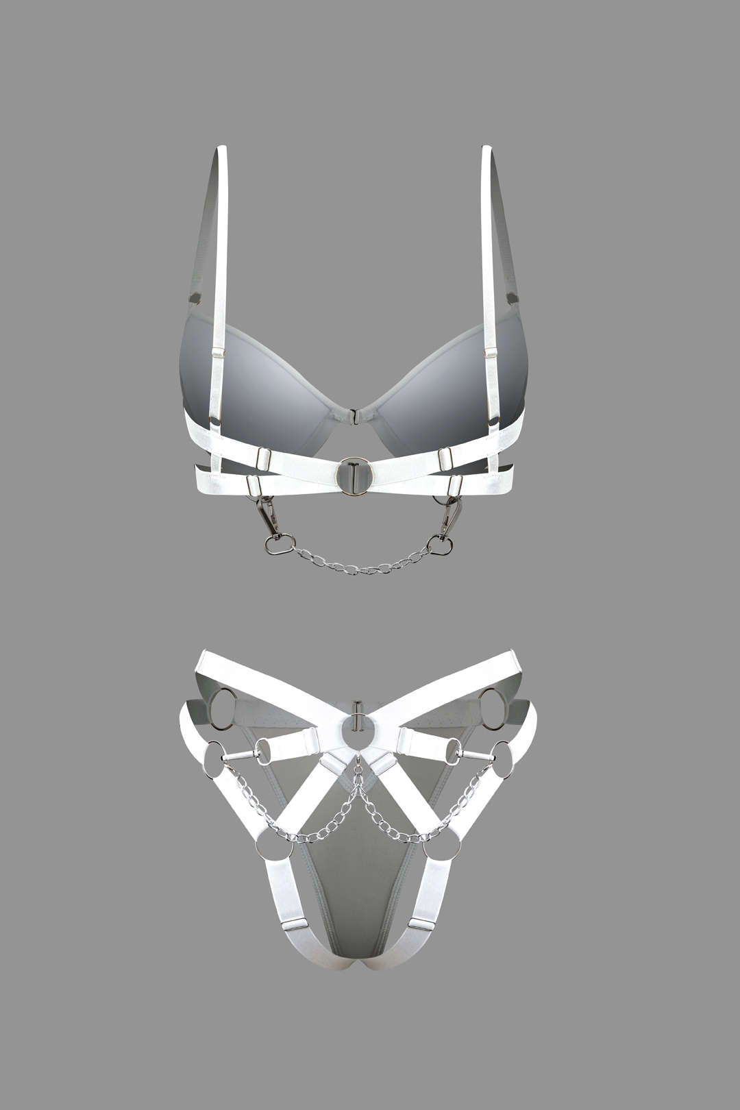 Σετ Καλτσοδέτας Με Αλυσίδα Και Λεπτομέρειες Κοψίματος