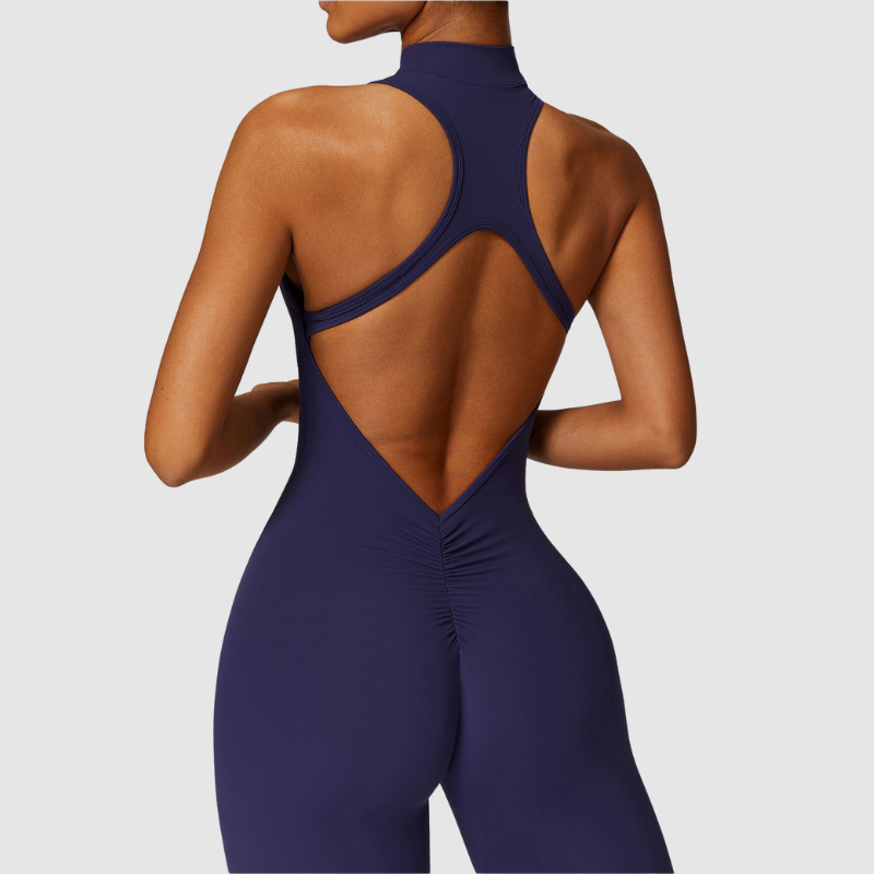 Αμάνικο Κορμάκι Με Ψηλό Ντεκολτέ