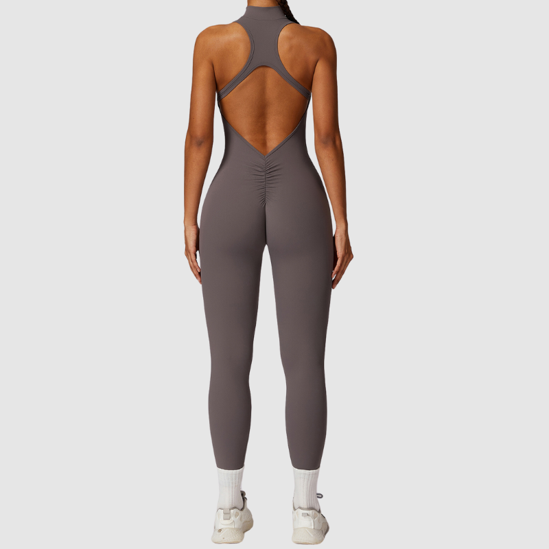 Αμάνικο Κορμάκι Με Ψηλό Ντεκολτέ