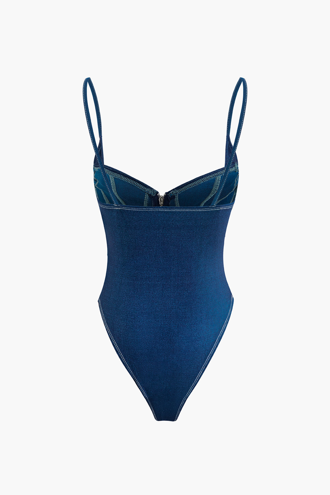 Τζιν Κορμάκι Με Τιράντες Και Σχήμα Σώματος