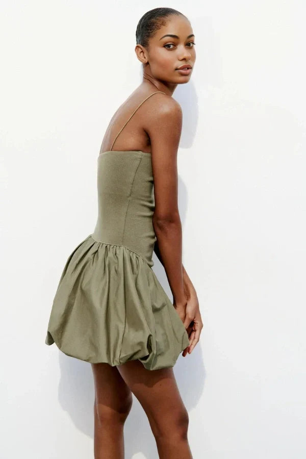 Μίνι Φόρεμα Με Ανοιχτόχρωμη Φούστα Aubrey Με Μπαλονάκι