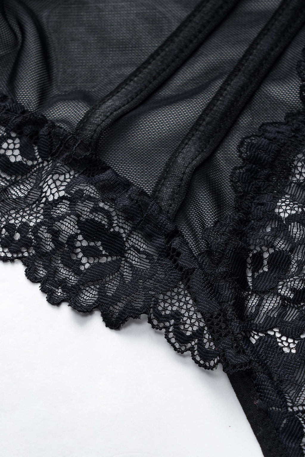 Κορμάκι-Κορσέ Από Τούλι Και Δαντέλα